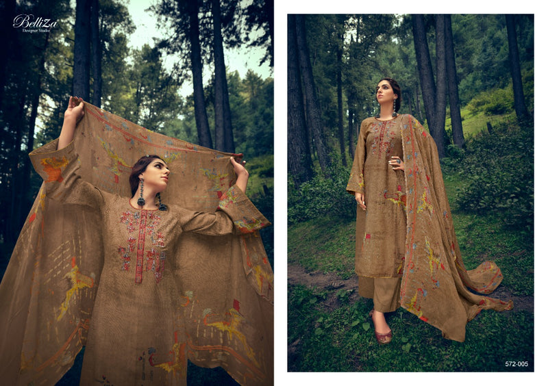 Belliza Designer Studio Aveera Pashmina With Exclusive Heavy Embroidery Work