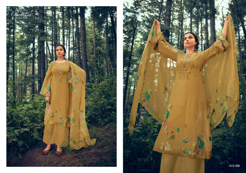 Belliza Designer Studio Aveera Pashmina With Exclusive Heavy Embroidery Work