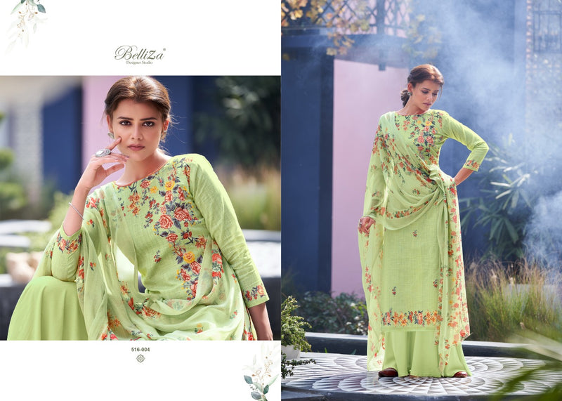 Belliza Designer Studio Helix Pure Cotton Linen With Digital Printed Casual Salwar Kameez