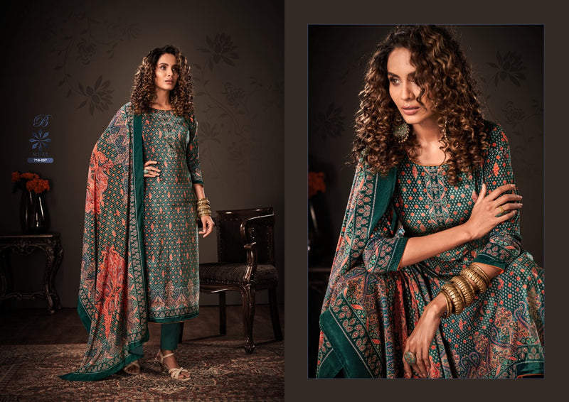 Belliza Designer Studio Muze Velvet With Exclusive Digital Print Salwar Suit