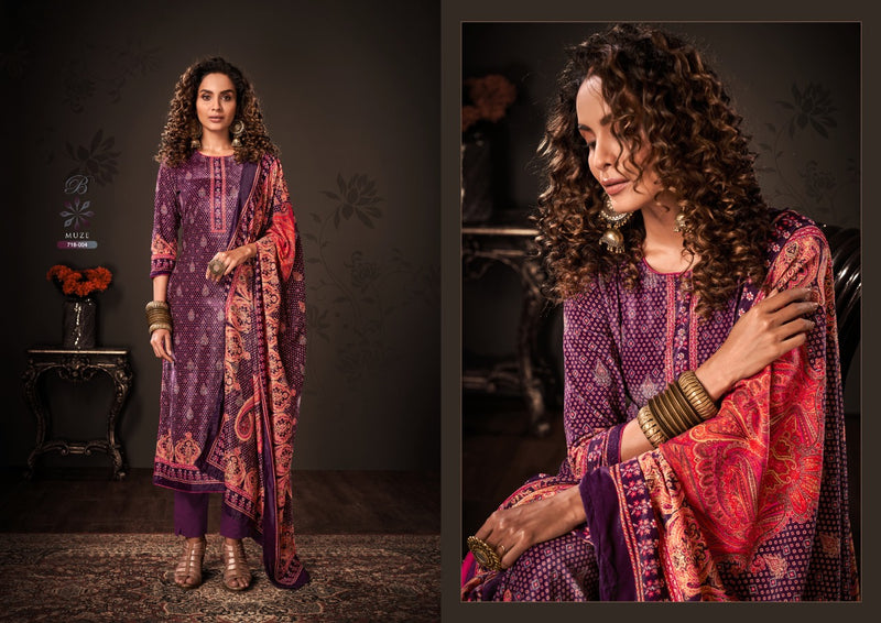 Belliza Designer Studio Muze Velvet With Exclusive Digital Print Salwar Suit