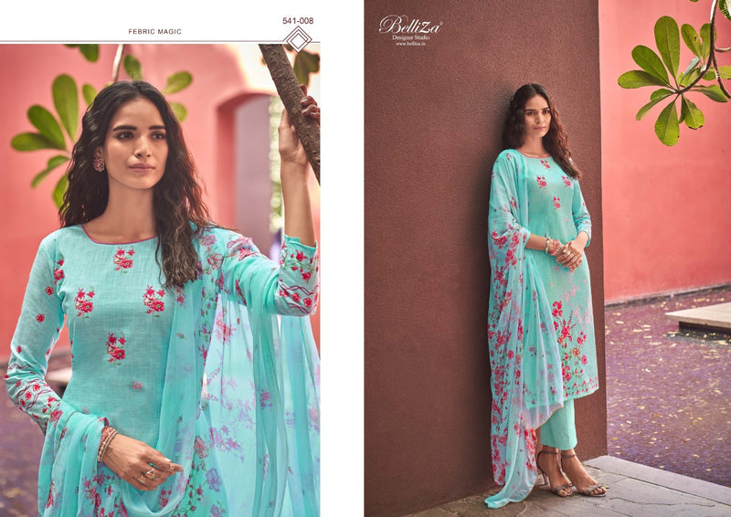 Belliza Designer Studio Nakshatra Pure Cotton Linen Digital Print Salwar Kameez