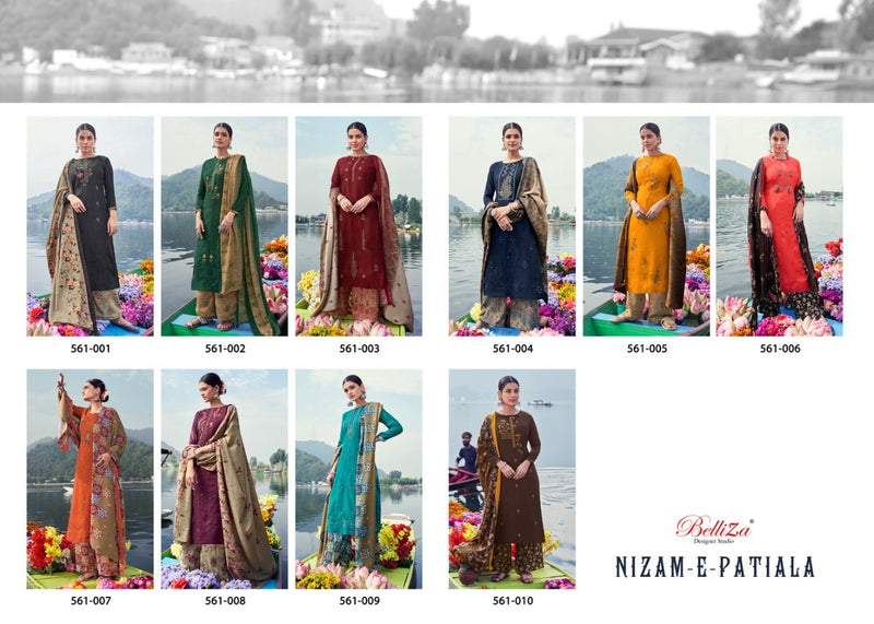 Belliza Designer Studio Nizam E Patiyala Pashmina Print Salwar Suit