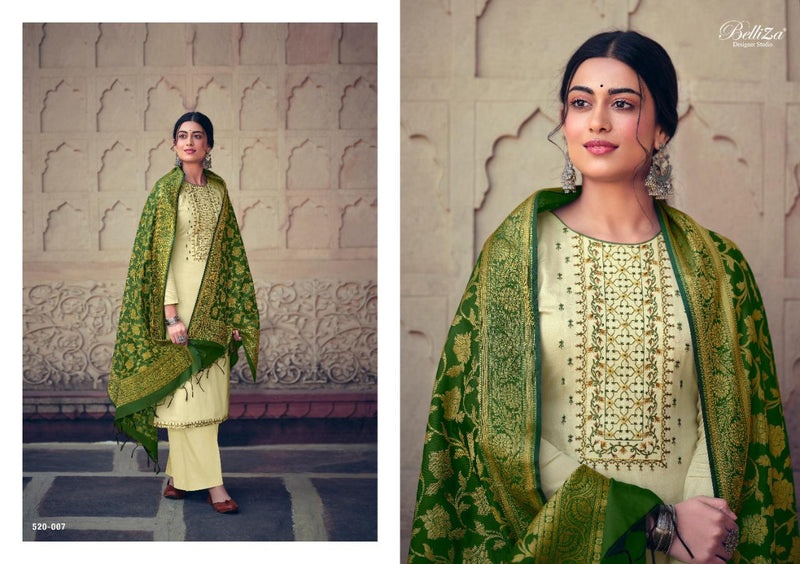 Belliza Designer Studio Shamia Pure Jam Cotton Heavy Embroidery Work Salwar Kameez