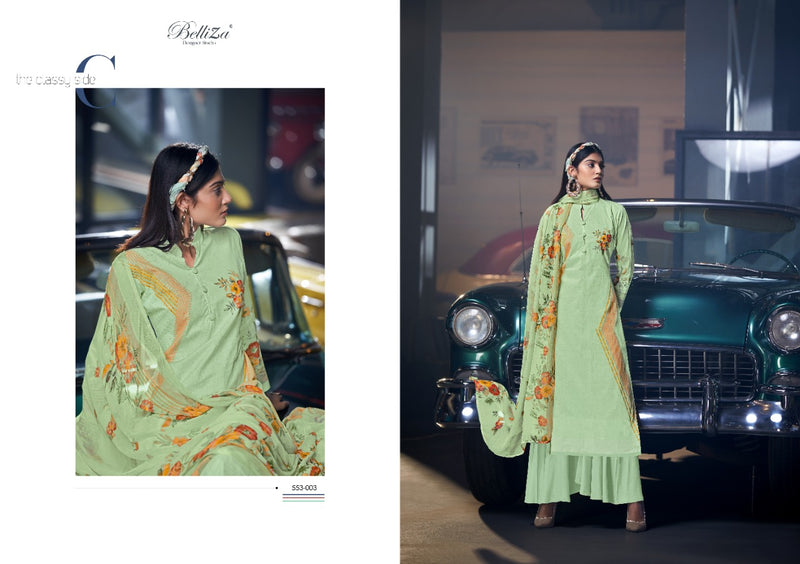 Belliza Designer Studio Tahira Cotton Digital Printed Fancy Gorgeous Designs Casual Wear Salwar Suit