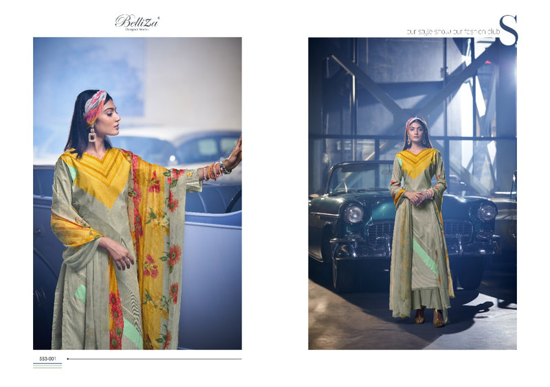 Belliza Designer Studio Tahira Cotton Digital Printed Fancy Gorgeous Designs Casual Wear Salwar Suit