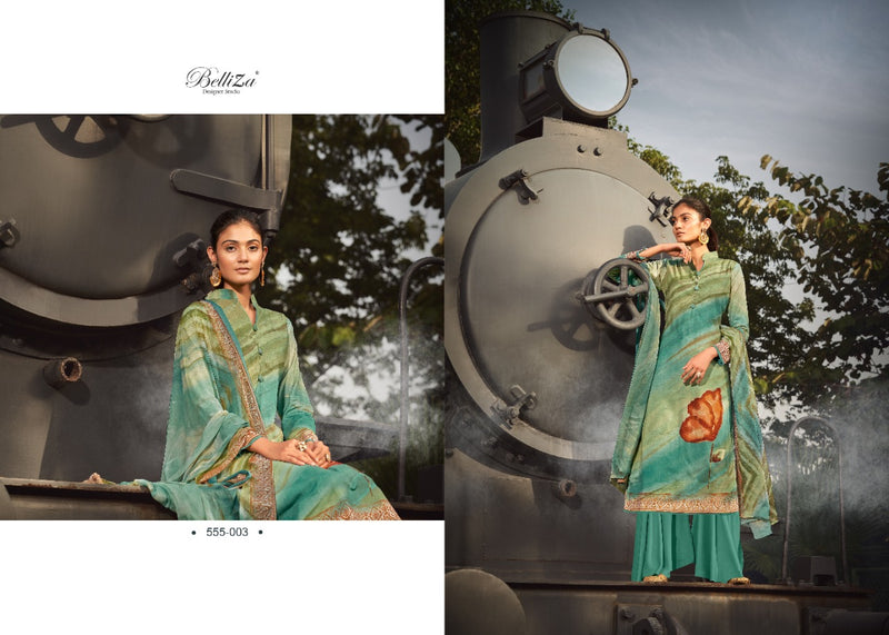 Belliza Designer Studio Vibes Rayon Digital Printed Fancy Attractive Look Regular Wear Salwar Suits