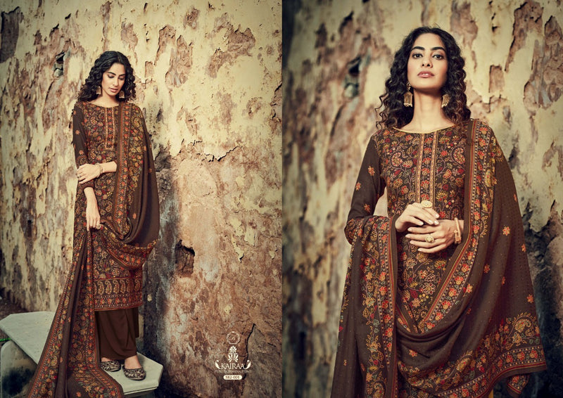 Belliza Desinger Suit Kairaa Pure Pashmina Exclusive Embroidery Work Salwar Kameez