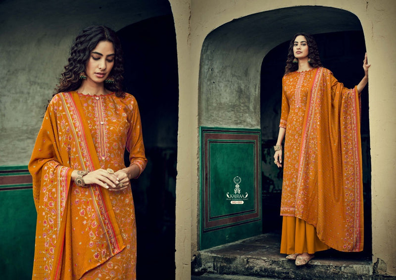 Belliza Desinger Suit Kairaa Pure Pashmina Exclusive Embroidery Work Salwar Kameez