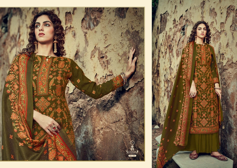 Belliza Desinger Suit Kairaa Pure Pashmina Exclusive Embroidery Work Salwar Kameez