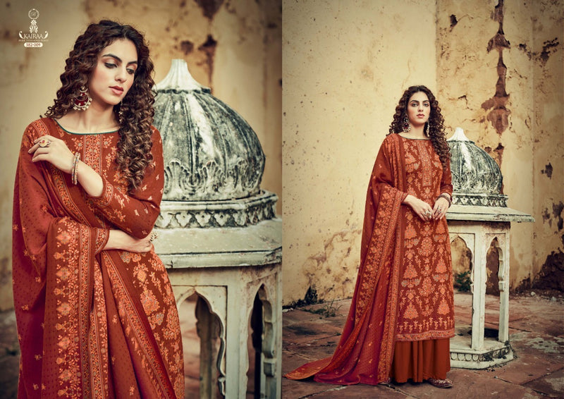 Belliza Desinger Suit Kairaa Pure Pashmina Exclusive Embroidery Work Salwar Kameez