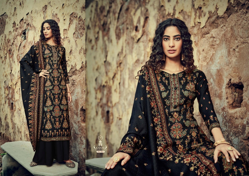 Belliza Desinger Suit Kairaa Pure Pashmina Exclusive Embroidery Work Salwar Kameez