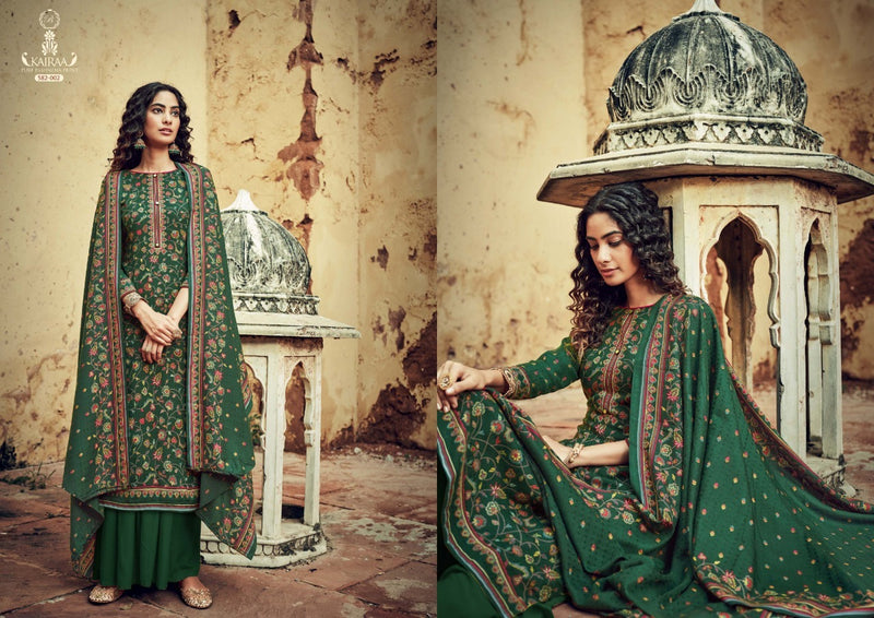 Belliza Desinger Suit Kairaa Pure Pashmina Exclusive Embroidery Work Salwar Kameez