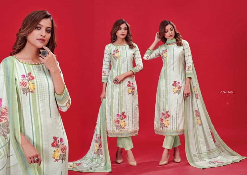 Bipson Fashion Launch Nazakat Vol 4 Lawn Cotton With Sequence Embroidery Work Gorgeous Look Salwar Kameez