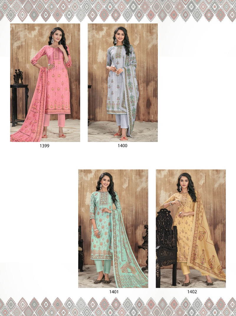 Bipson Fashion Nazakat Vol 2 Lawn Cotton Print Embroidery Work Salwar Suits