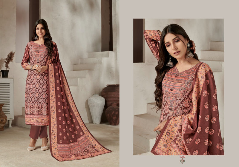 Bipson Kashmiri Queen 1701 Pashmina Winter Wear Salwar Suits