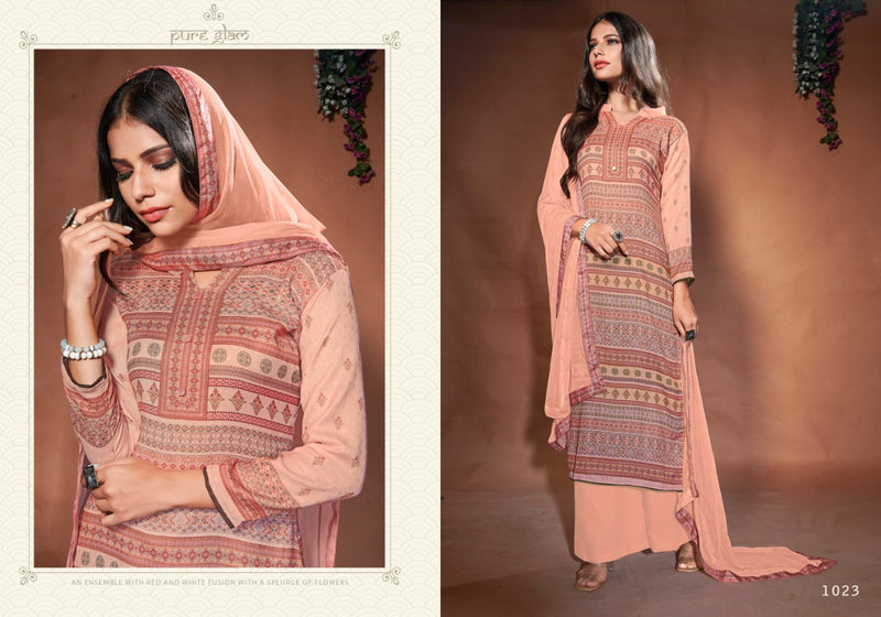 Bipson Roma Pure Woolen Pashmina Digital Print Casual Wear Salwar Suit