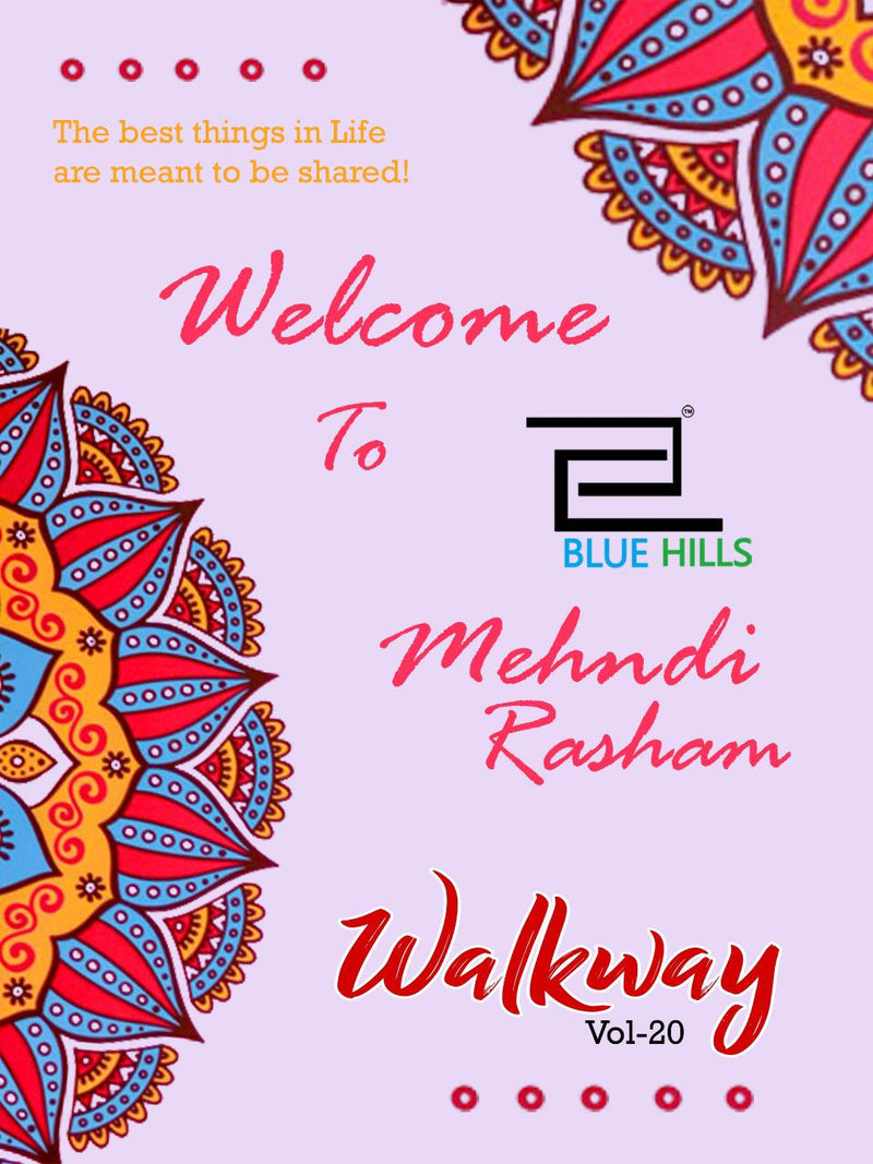 Blue Hills Walkway Vol 20 Rayon Foil Print Casual Wear Kurti