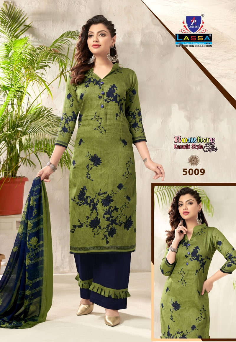 Bombay Karachi Style Vol 5 By Lassa Pure Cotton Exclusive Printed Summer Wear Salwar Suit
