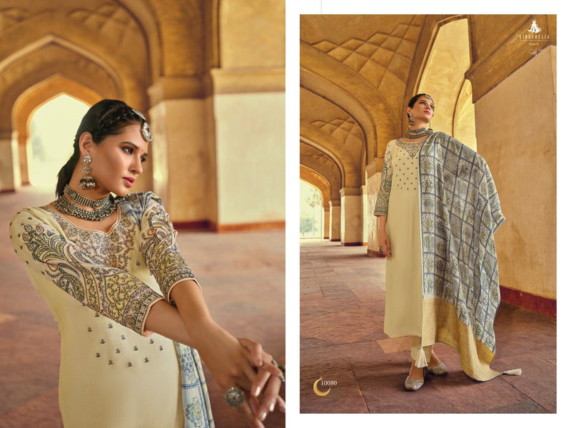 Cinderella Chand Bibi Muslin Embroidered Heavy Party Wear Salwar Kameez