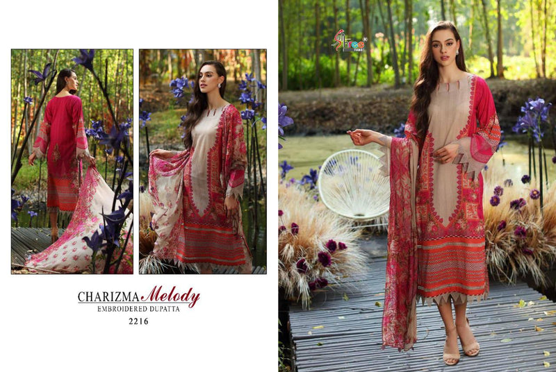 Shree Fabs Charizma Melody Cotton Printed Pakistani Style Party Wear Salwar Suits