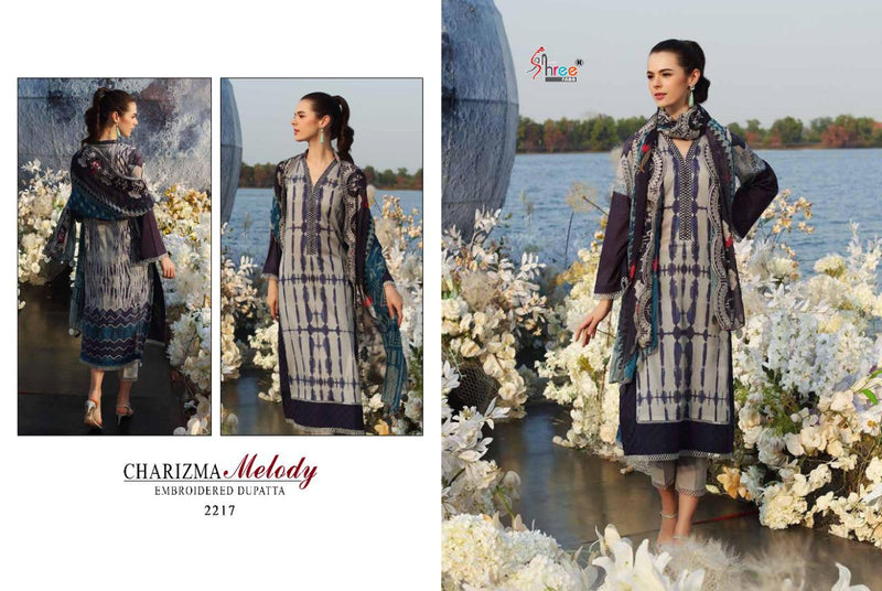 Shree Fabs Charizma Melody Cotton Printed Pakistani Style Party Wear Salwar Suits