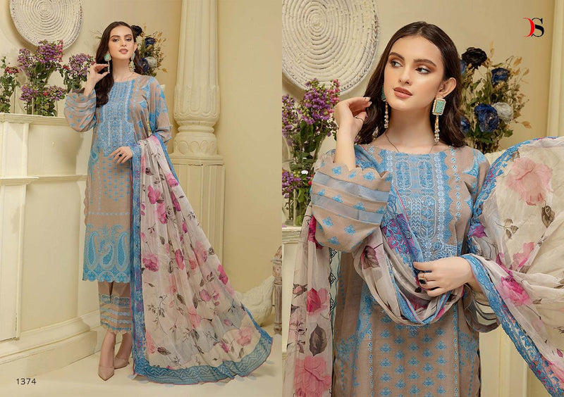 Deepsy Charizma Combination Pakistani Style Cotton Embroidered Party Wear Salwar Suits