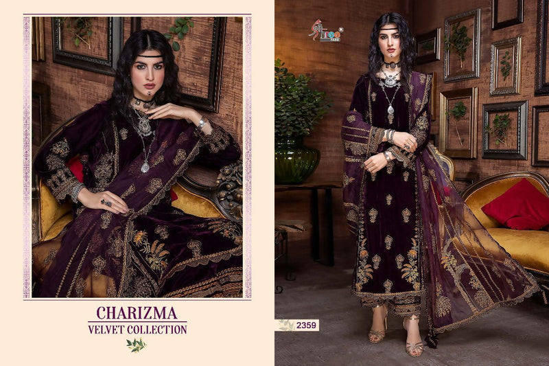 Shree Fabs Charizma Collection With Heavy Embroidery Work Stylish Designer Pakistani Party Wear Salwar Kameez
