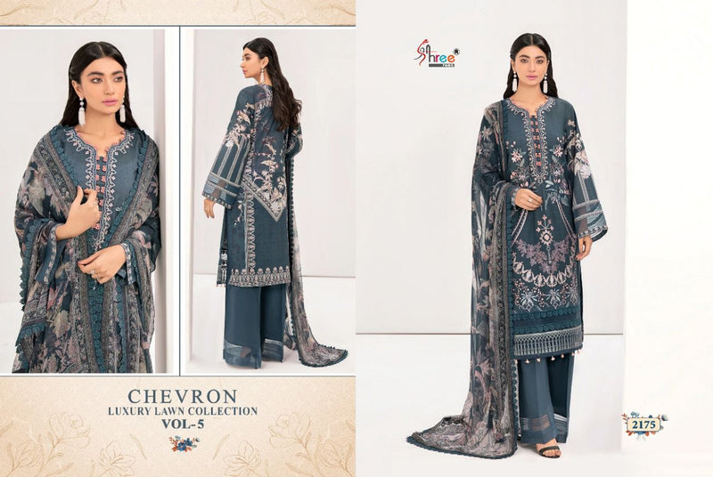 Shree Fabs Chevron Luxury Lawn Collection Vol 5 Lawn Print Pakistani Style Party Wear Salwar Suits