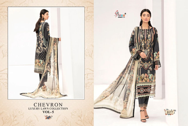 Shree Fabs Chevron Luxury Lawn Collection Vol 5 Lawn Print Pakistani Style Party Wear Salwar Suits