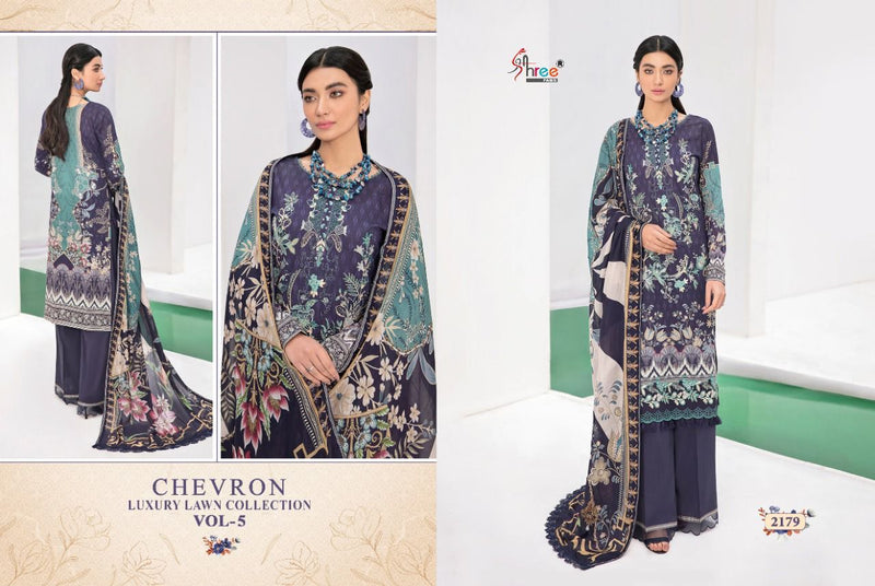 Shree Fabs Chevron Luxury Lawn Collection Vol 5 Lawn Print Pakistani Style Party Wear Salwar Suits