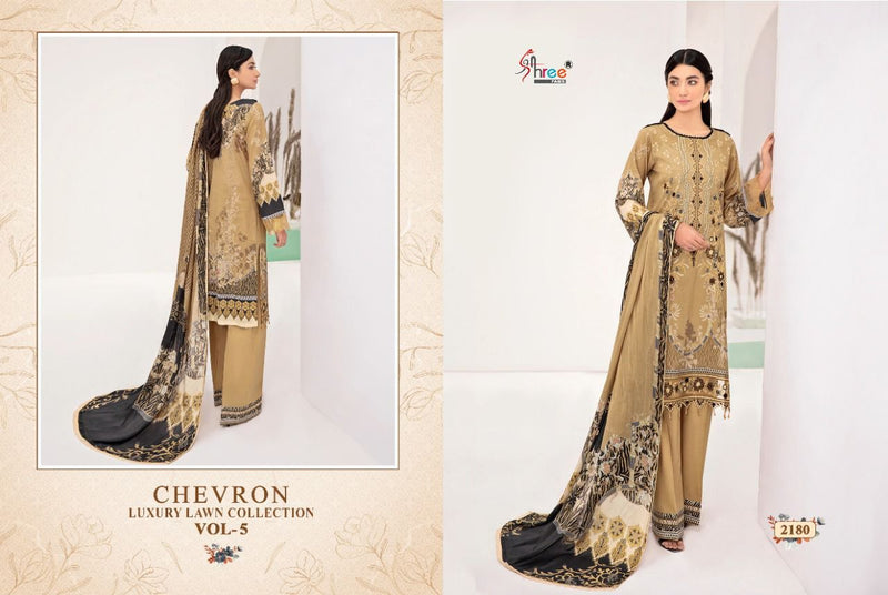 Shree Fabs Chevron Luxury Lawn Collection Vol 5 Lawn Print Pakistani Style Party Wear Salwar Suits