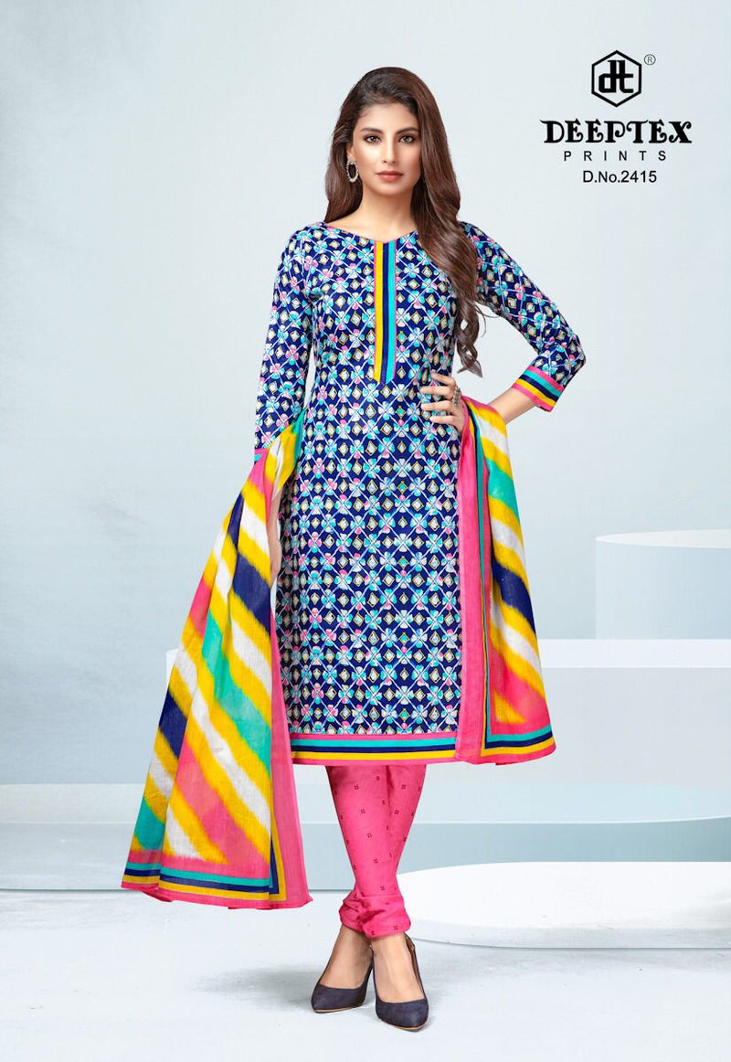 Deeptex Prints Chief Guest Vol 24 Cotton Printed Festive Wear Salwar Suits