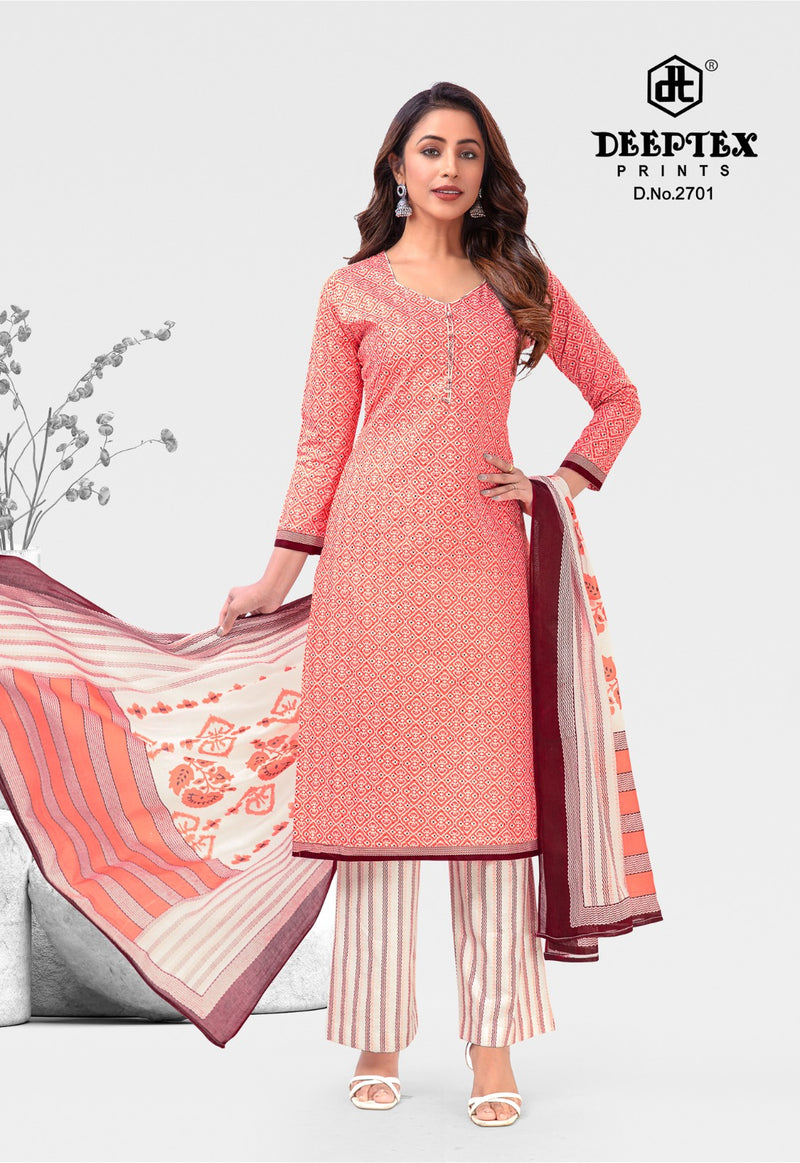 Deeptex Prints Chief Guest Vol 27 Premium Cotton Daily Wear Salwar Suit