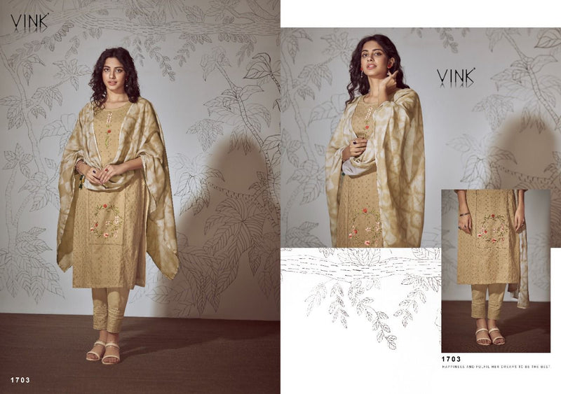 Vink Chikankari Vol 3 Pure Cotton With schiffli Embroidery Work Stylish Designer Casual Look Kurti