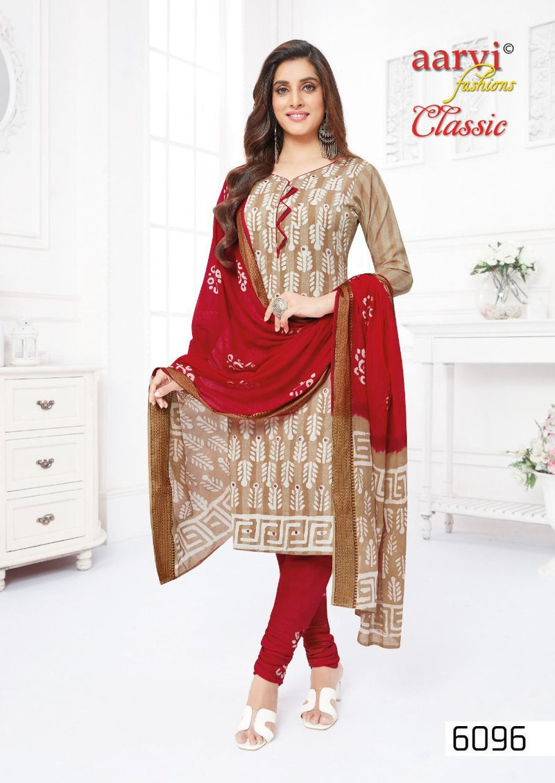 Aarvi Classic Vol 2 Pure Cotton With Heavy Embroidery Work Stylish Designer Fancy Salwar Kameez