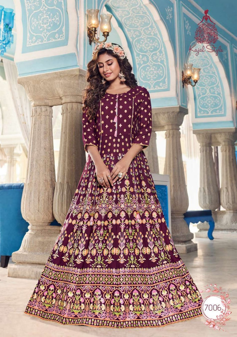 Maroon Kurti Style Georgette Lehenga – Lashkaraa