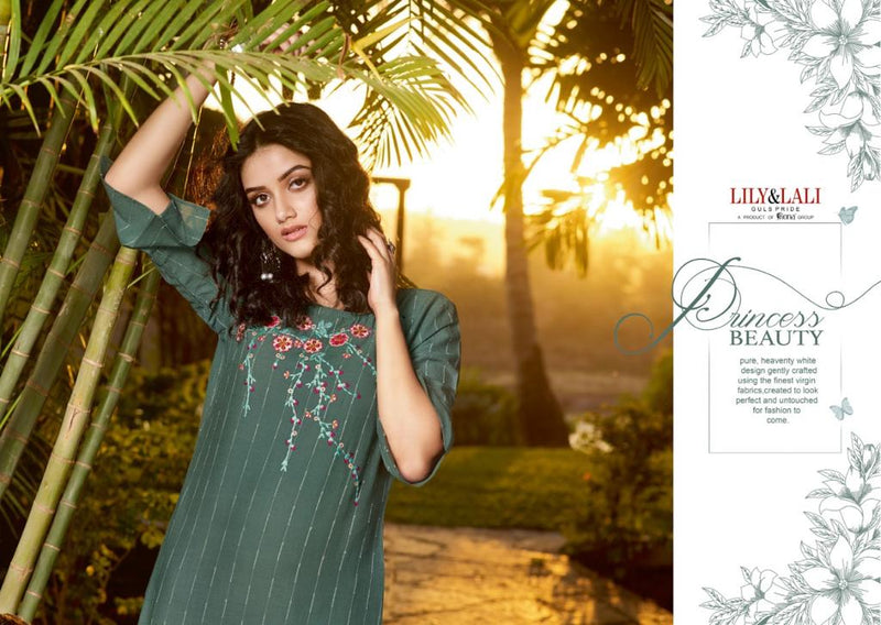 Lily & Lali Comfort Pure Soft Fancy Kurti In Cotton