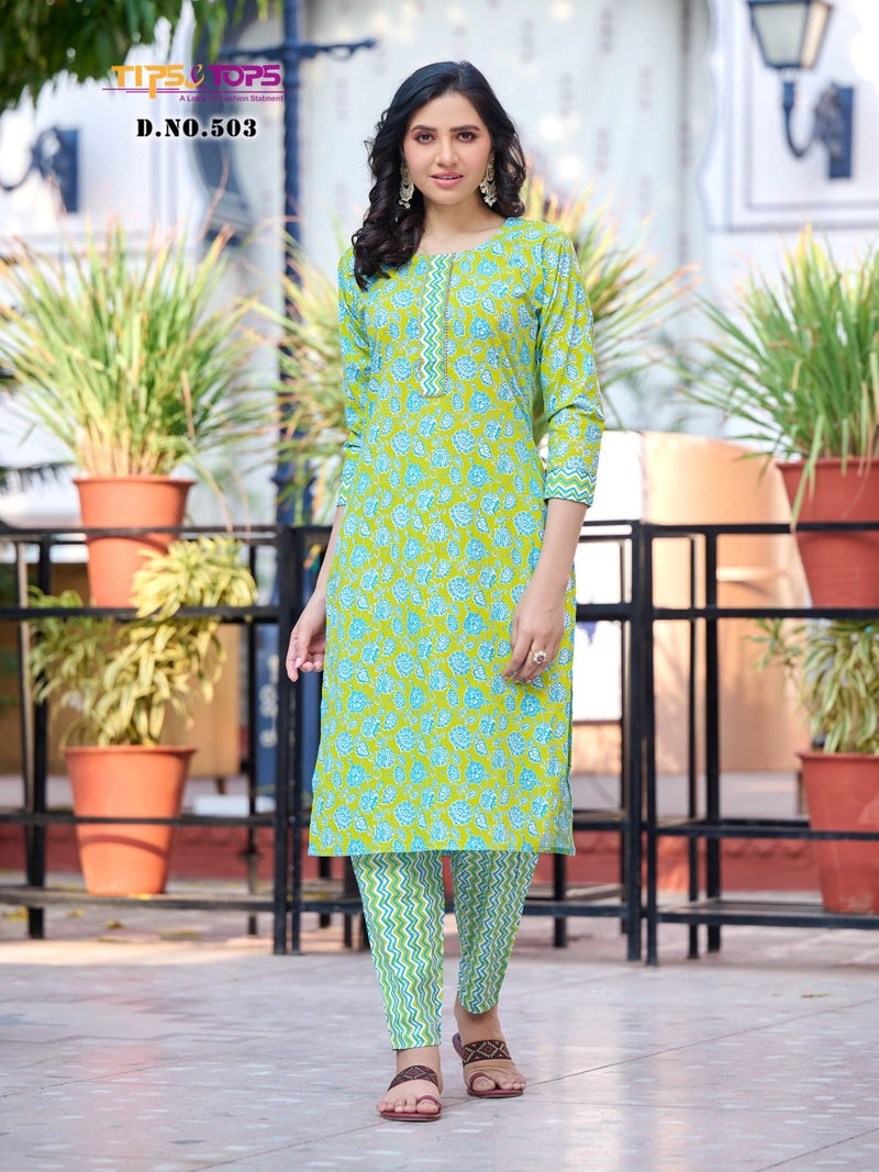 Tips And Tops Cotton Candy Vol 5 Cotton Printed Daily Wear kurti