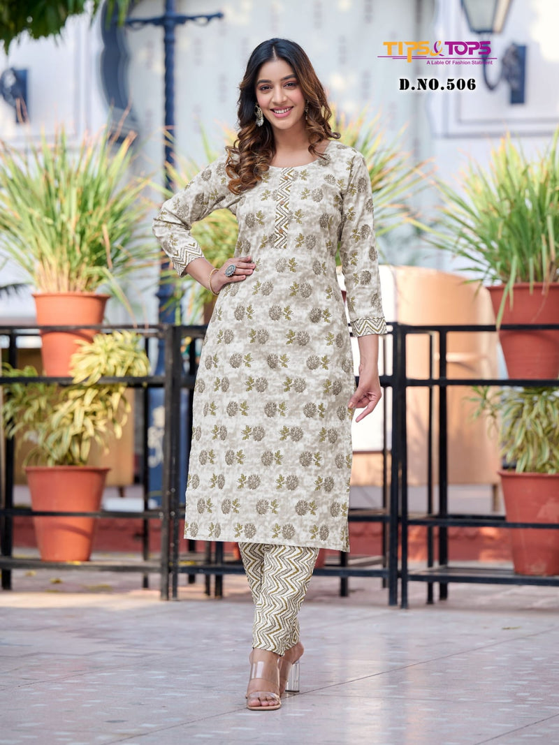 Tips And Tops Cotton Candy Vol 5 Cotton Printed Daily Wear kurti
