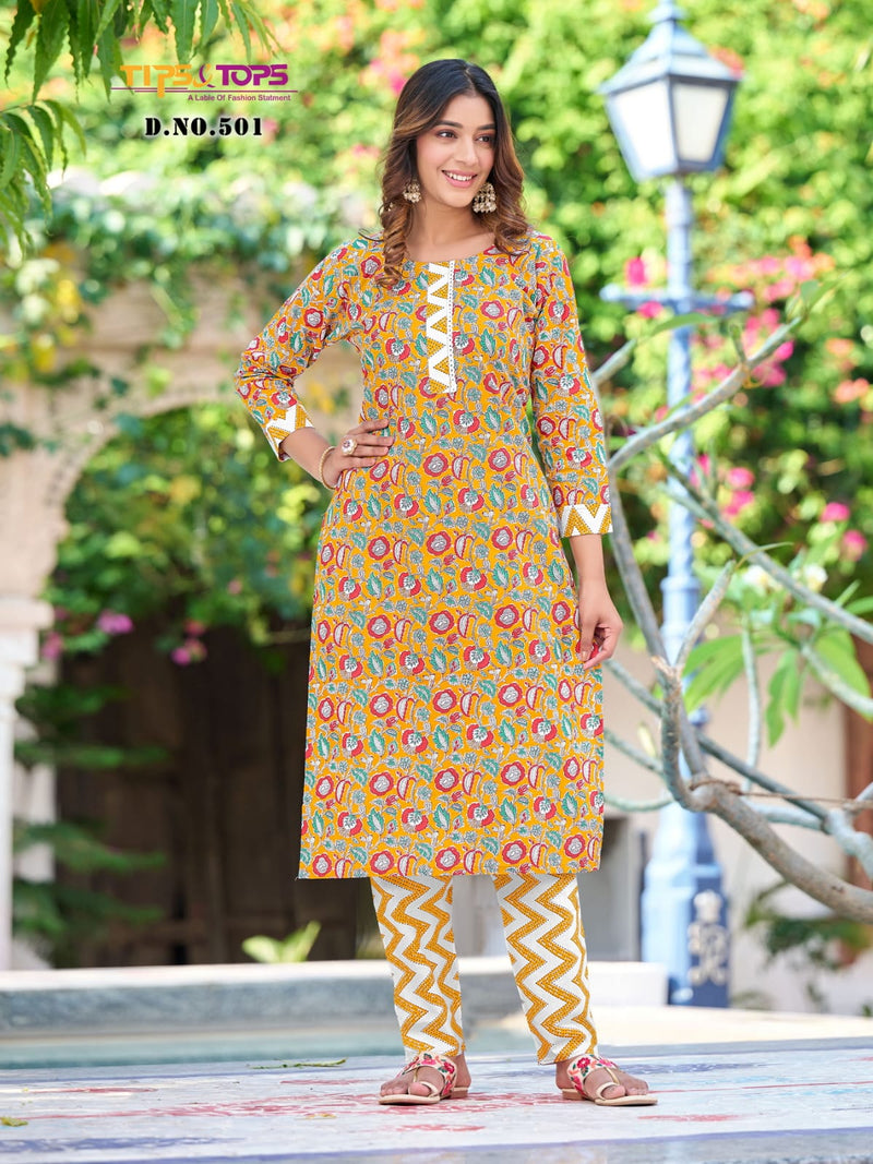 Tips And Tops Cotton Candy Vol 5 Cotton Printed Daily Wear kurti