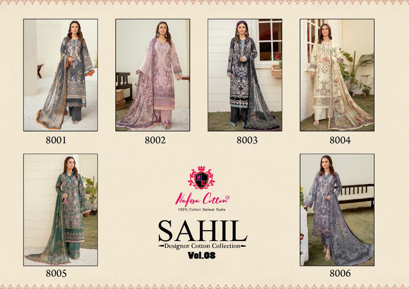 Nafisa Cotton Collection Vol 8 Pakistani Style Festive Wear Salwar Suits