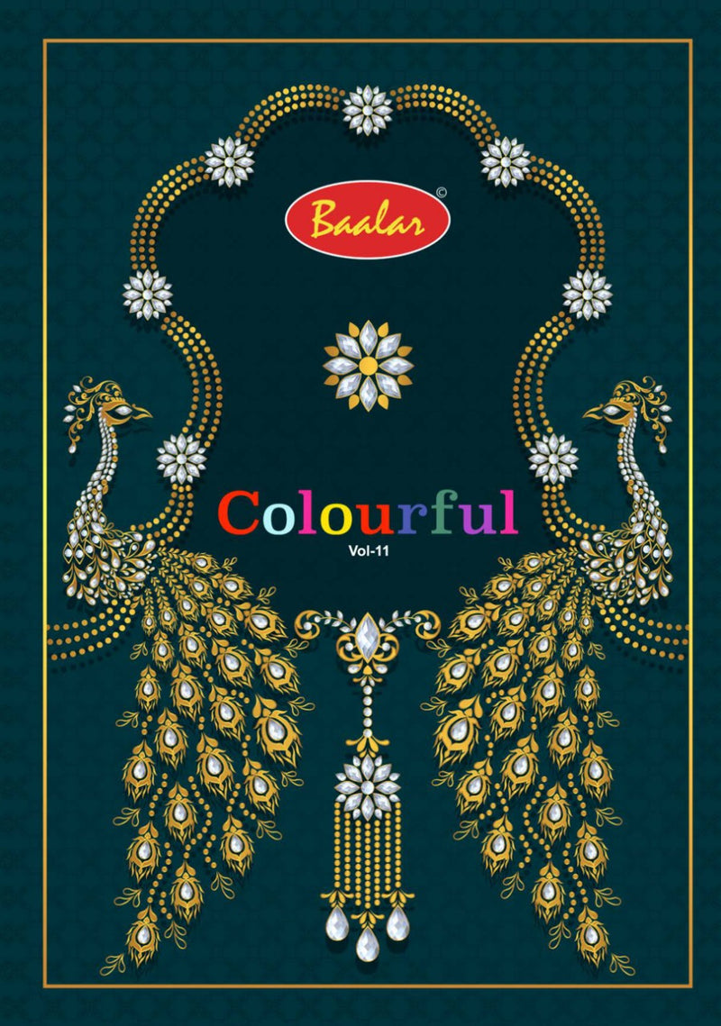 Colourful Vol 11 By Balar Pure Cotton Regular Printed Fancy Wear Salwar Suits With Dupatta