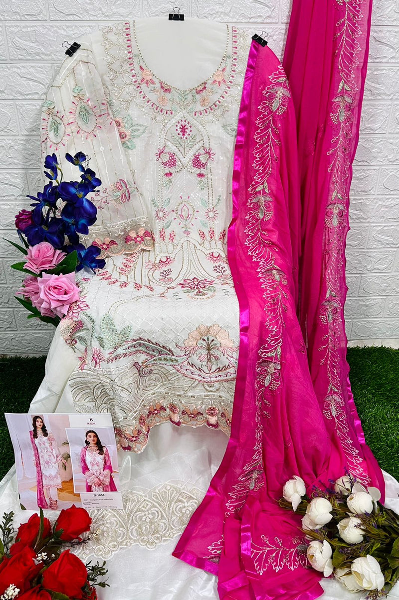 Deepsy Suit Dno 1054 Georgette With Beautiful Work Stylish Designer Pakistani Salwar Kameez