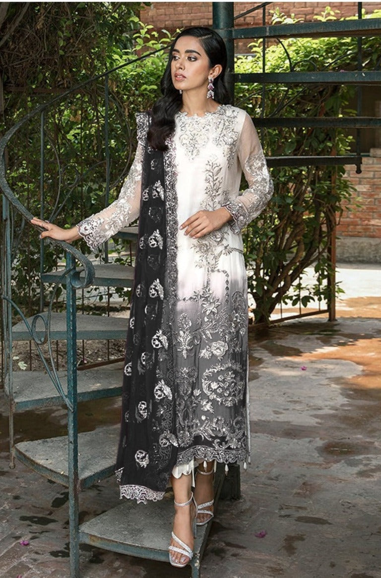 Fepic Rosemeen D 5165 Net With Heavy Embroidery Work Stylish Designer Pakistani Fancy Salwar Kameez