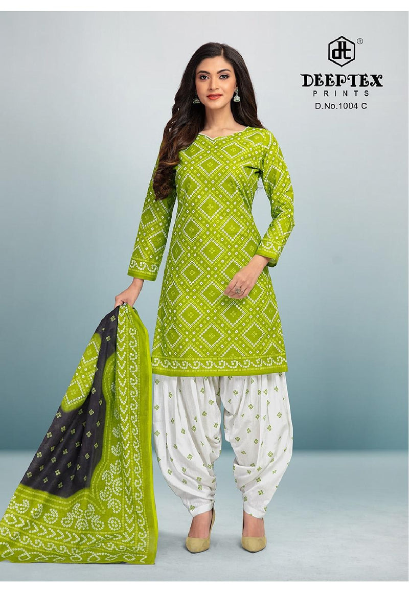 Deeptex Prints 4 Colors Vol 1 D No 1004 Pure Cotton Printed Festive Wear Salwar  Kameez