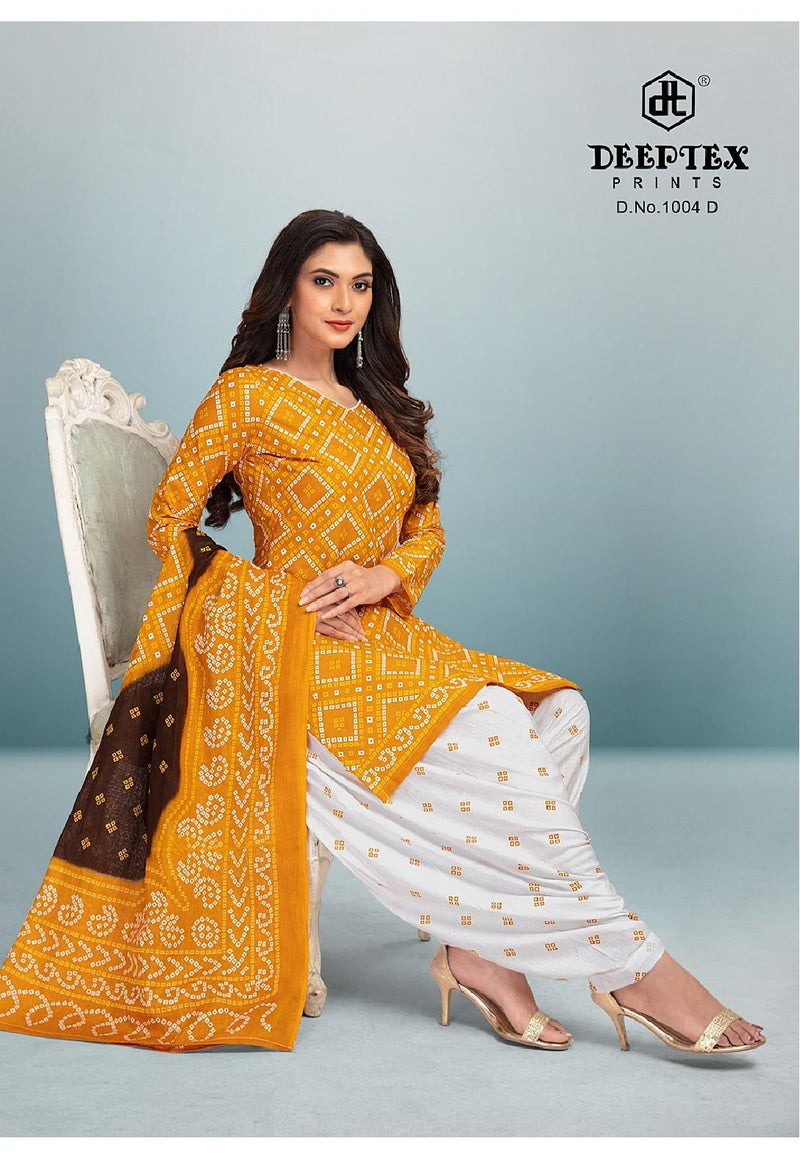 Deeptex Prints 4 Colors Vol 1 D No 1004 Pure Cotton Printed Festive Wear Salwar  Kameez