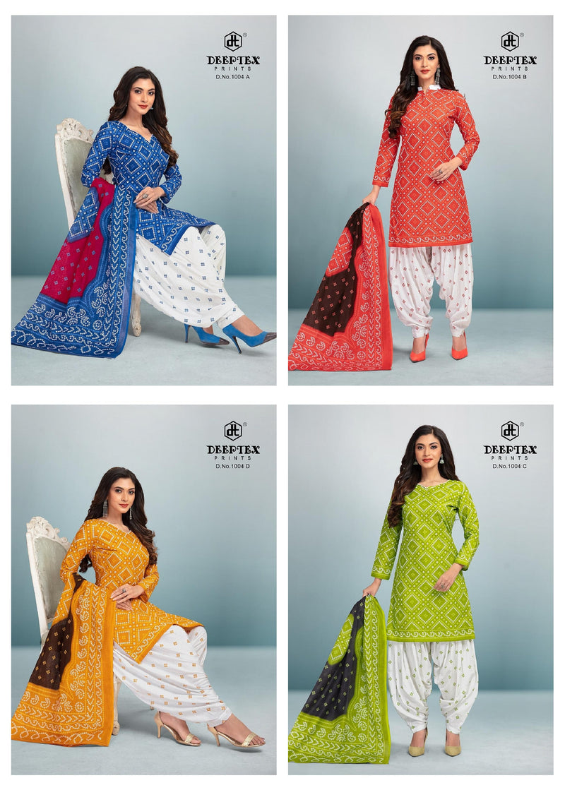 Deeptex Prints 4 Colors Vol 1 D No 1004 Pure Cotton Printed Festive Wear Salwar  Kameez