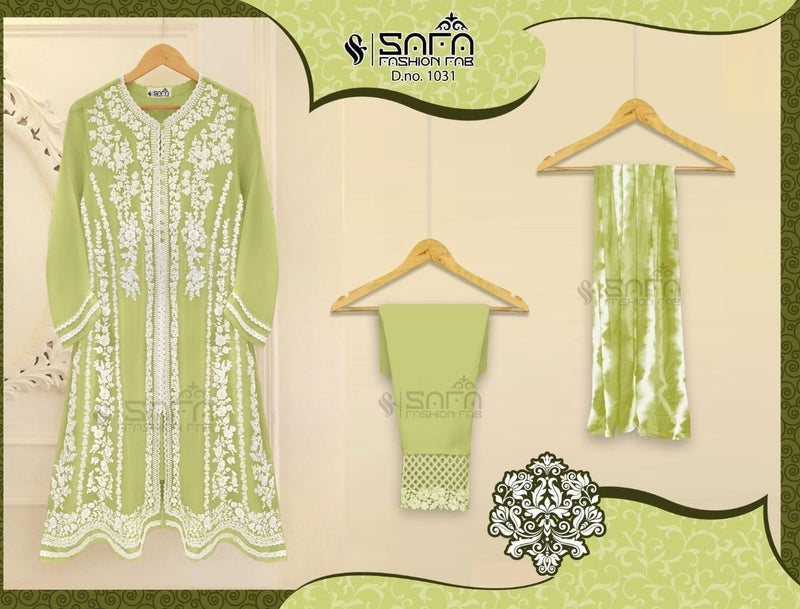 Safa Fashion Dno 1031 Georgette With Heavy Embroidery Work Stylish Designer Casual Wear Pret Kurti