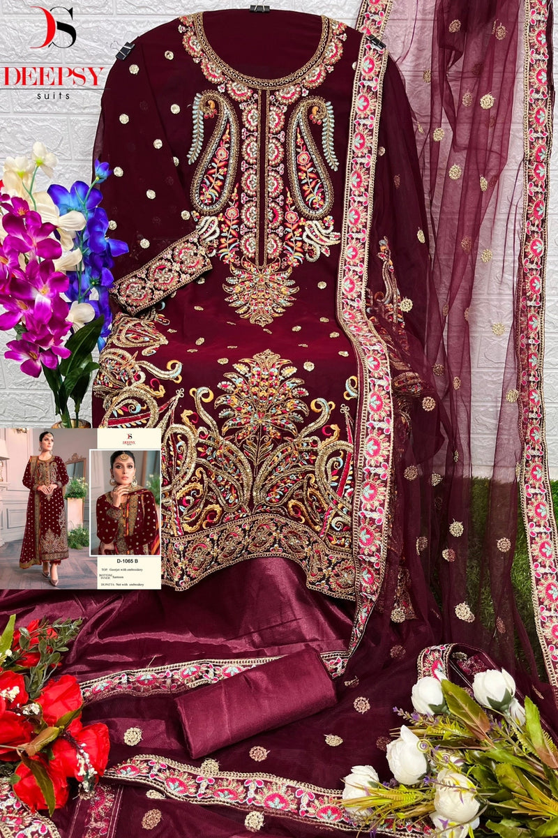 Deepsy Suit Dno 1062 Georgette With Beautiful Look Stylish Designer Party Wear Fancy Salwar Kameez